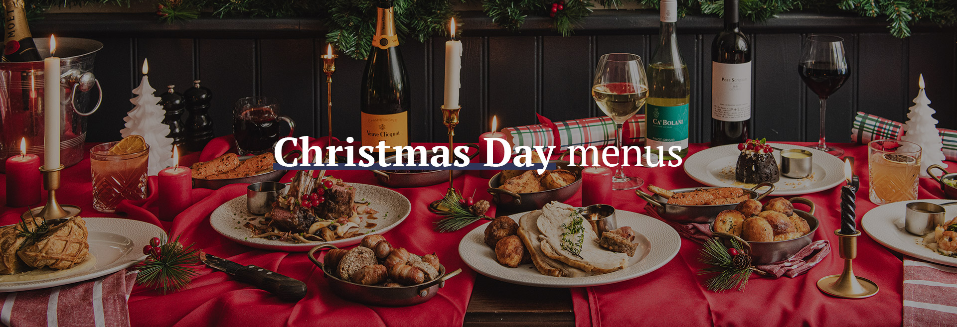 Christmas Day Menu at The Royal Standard